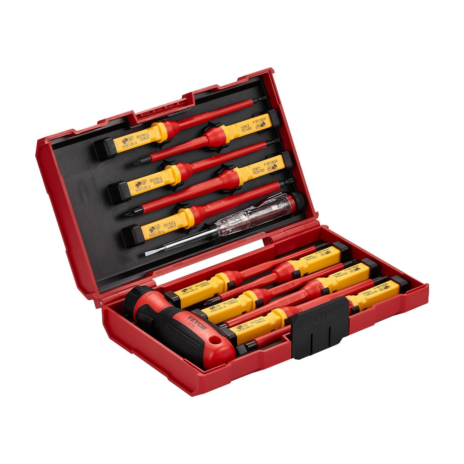 VEVOR Insulated Screwdriver Set 13-Piece Insulated Tool Set for Electricians 