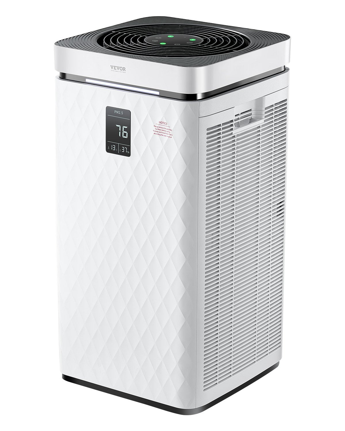 VEVOR 3139 ft²/h Air Purifier H13 HEPA Smart Air Purifier for Home & Office 