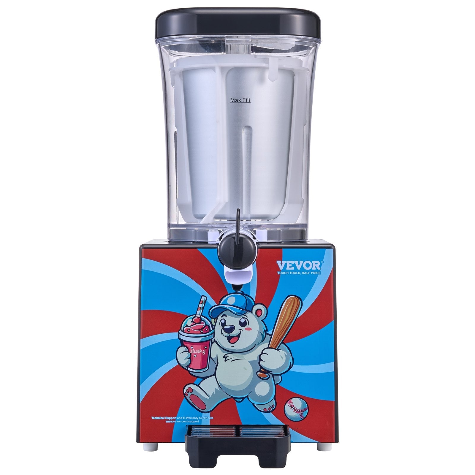 VEVOR Slushy Machine for Home Margarita Slush Maker 34oz Frozen Drink Machine 