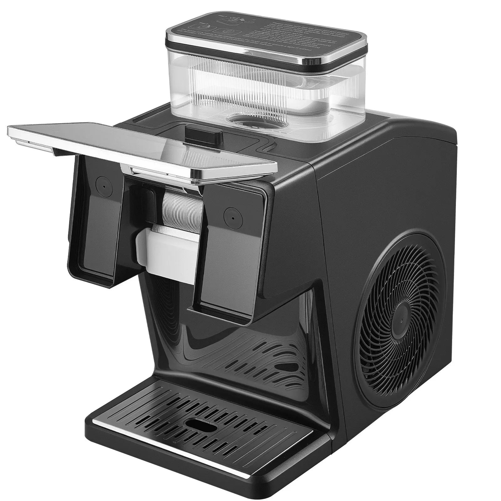 VEVOR Snowflake Ice Machine, 44LBS/24H Snowflake Ice Maker, Ice-Shaver Machine with Stainless Steel Blade, Electric Snow Cone Maker with 0.2 Gal Tank, 60S Fast Pre-Cooling, for Home & Small Gatherings 