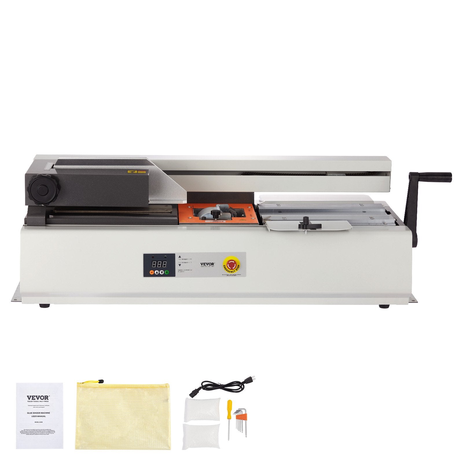 VEVOR Thermal Binding Machine Hot Glue Binder 400 Sheets A3 A4 A5 Documents 