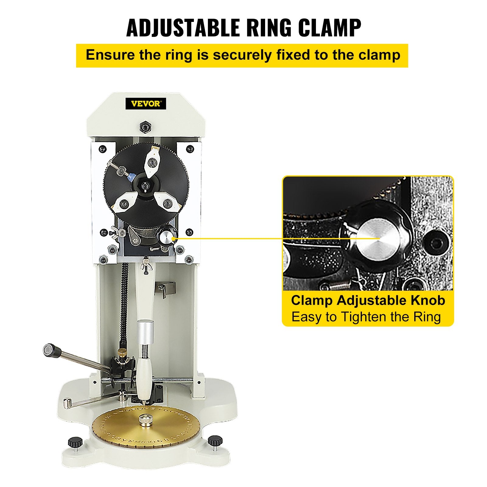 Inside Ring Engraver Standard Letter Block Dial Jewelry Making Engraving Machine 