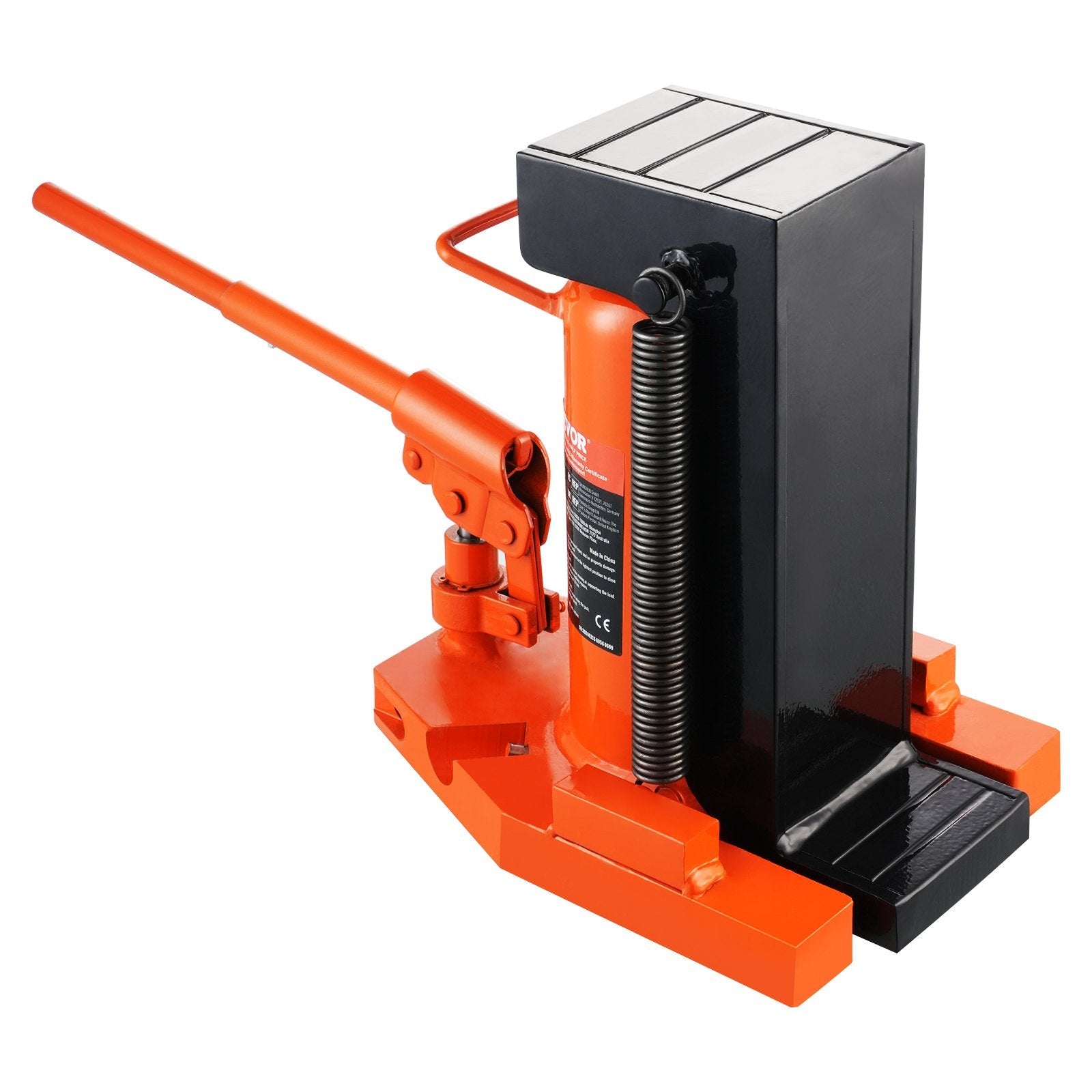 VEVOR Hydraulic Toe Jack, 5 Ton On Toe Toe Jack Lift, 10 Ton On Top Lift Capacity Machine Jack, 0.8-6.8 in Toe Height, 11.3-17.3 in Top Height, Air Hydraulic Claw Jack for Machinery, Industry 