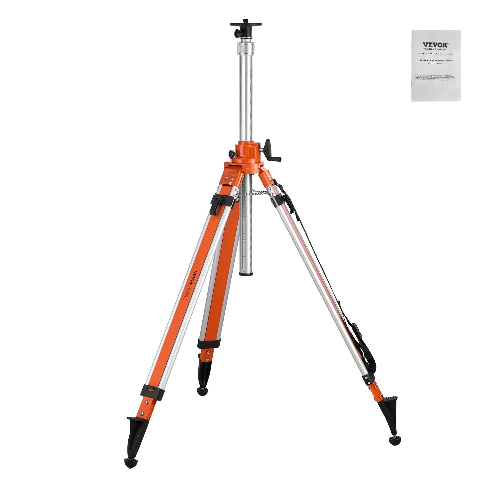 VEVOR Laser Level Tripod Stand 5/8"-11 Thread 45.07-114.37 in Height Adjustment