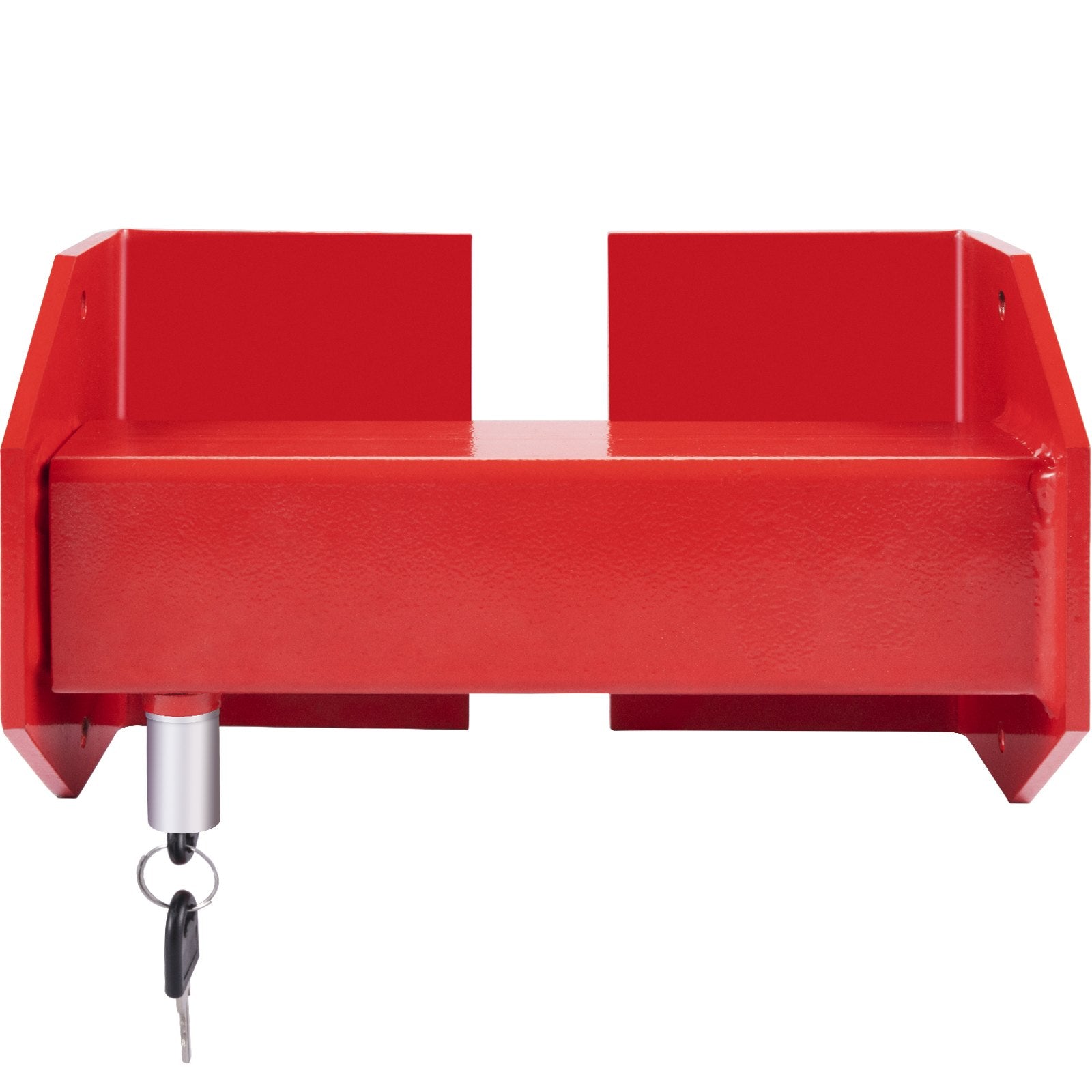VEVOR Cargo Container Lock 9.84"-17.32" Locking Distance Semi Truck Door Locks with 2 Keys Shipping Container Accessories Red Powder-coated with Spring Lock for Fixed Container and Semi Trailer Box 