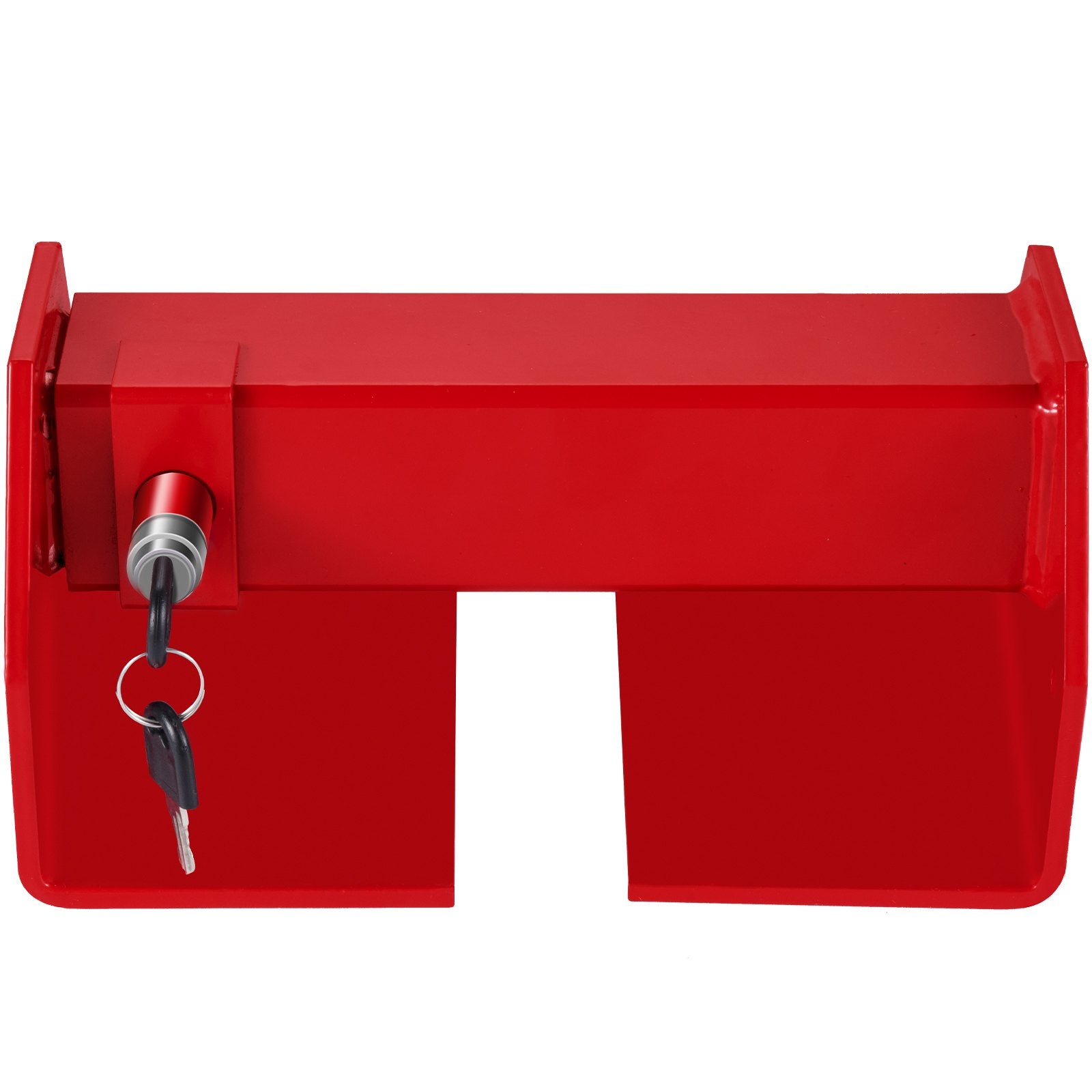 VEVOR Cargo Container Lock 9.84"-17.32" Locking Distance Semi Truck Door Locks with 2 Keys Shipping Container Accessories Red Powder-coated with Spring Lock for Fixed Container and Semi Trailer Box 
