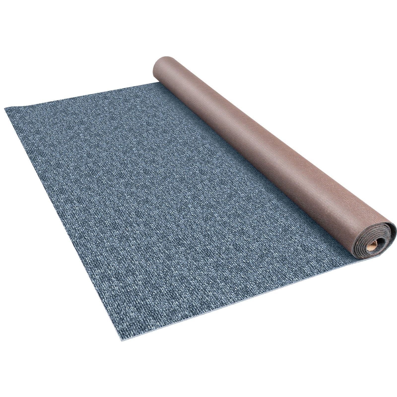 VEVOR Gray Marine Carpet 6 ft x 36 ft, Boat Carpet Rugs, Indoor Outdoor Rugs for Patio Deck Anti-Slide TPR Water-Proof Back Outdoor Marine Carpeting Outdoor Carpet 
