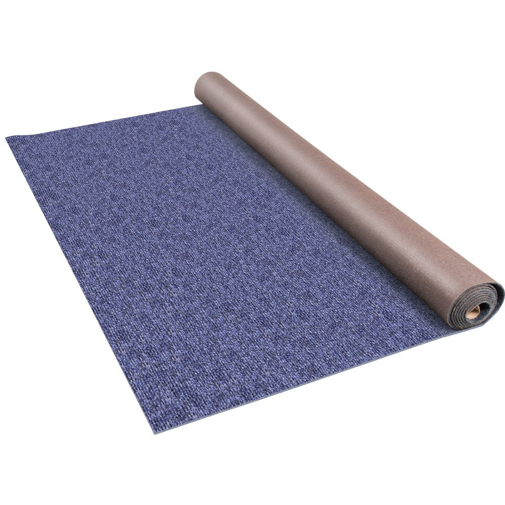 VEVOR Deep Blue Marine Carpet 6 ft x 36 ft Marine Carpeting Marine Grade Carpet for Boats with Waterproof Back Outdoor Rug for Patio Porch Deck Garage Outdoor Area Rug Runner Non-Slide Porch Rug 