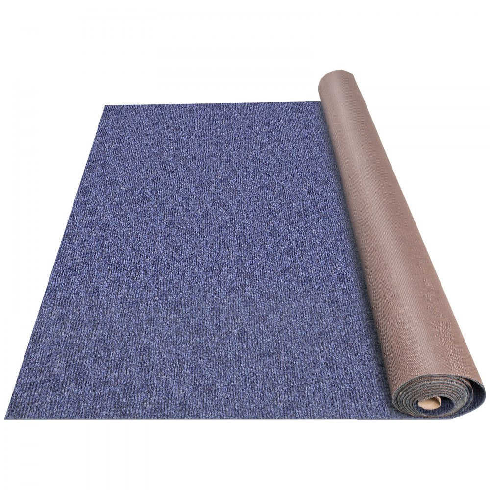 VEVOR Deep Blue Marine Carpet 6 ft x 39.3 ft, Boat Carpet Rugs, Indoor Outdoor Rugs for Patio Deck Non-Slide TPR Water-Proof Back Outdoor Marine Carpeting Outdoor Carpet 