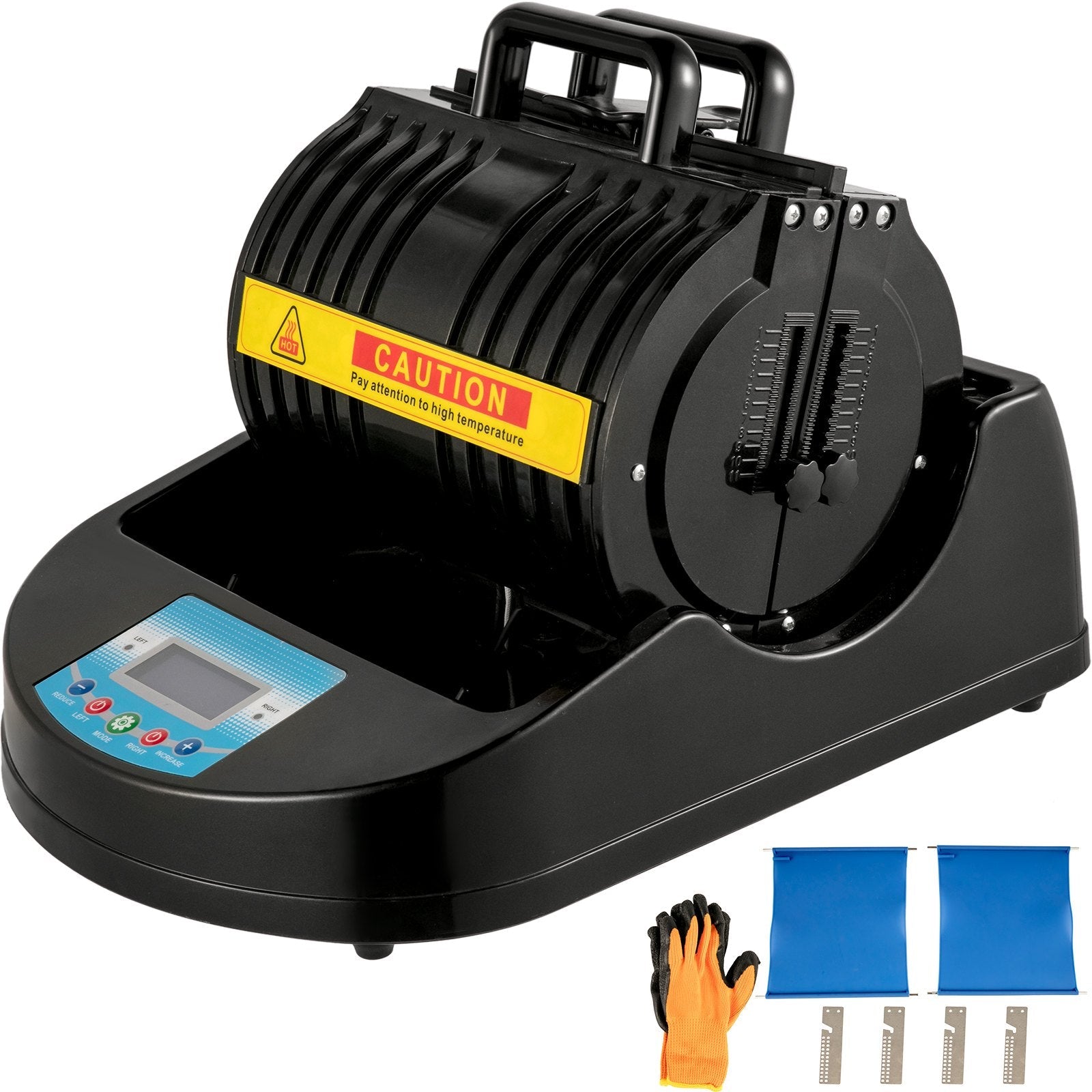 VEVOR Mug Press 1300W Mug Heat Press 110V Black Mug Cup Bottle Heat Press Machine Mug Sublimation Heat Press for Transferring Pictures on 11oz  Mugs, Glasses and Cups with Digital Control Display 