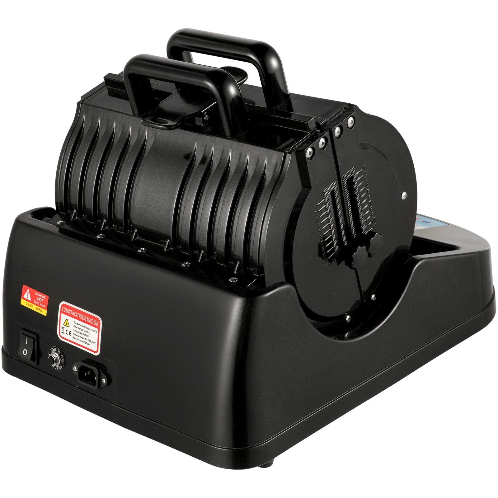 VEVOR Mug Press 1300W Mug Heat Press 110V Black Mug Cup Bottle Heat Press Machine Mug Sublimation Heat Press for Transferring Pictures on 11oz  Mugs, Glasses and Cups with Digital Control Display 