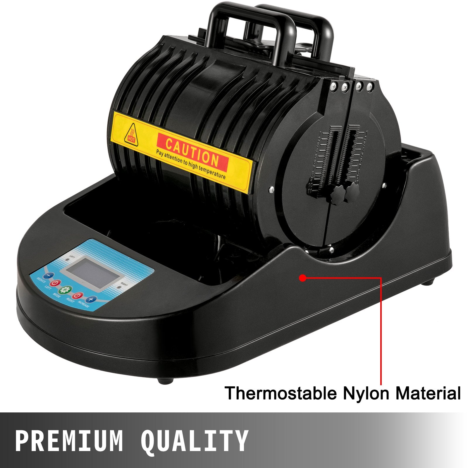 VEVOR Mug Press 1300W Mug Heat Press 110V Black Mug Cup Bottle Heat Press Machine Mug Sublimation Heat Press for Transferring Pictures on 11oz  Mugs, Glasses and Cups with Digital Control Display 