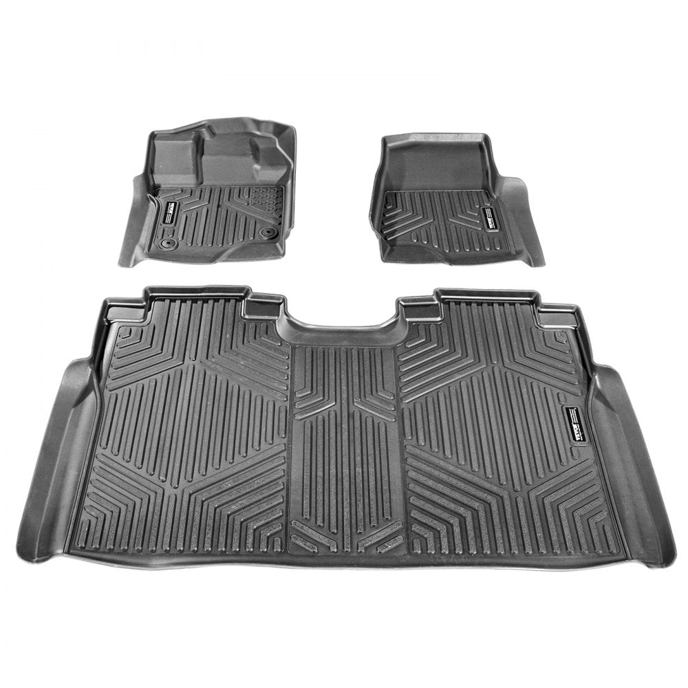 VEVOR Automotive Floor Mats Fits for Ford F-150/F150 Lightning 2015-2024 3 pcs 