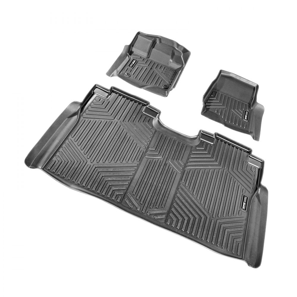 VEVOR Automotive Floor Mats Fits for Ford F-150/F150 Lightning 2015-2024 3 pcs 