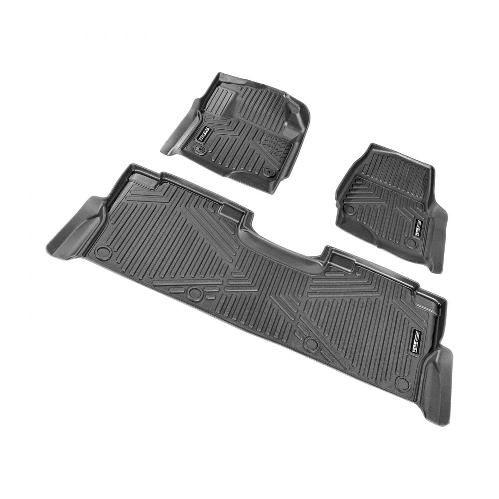 VEVOR Automotive Floor Mats Fits for Ford F-250/F-350/F-450 2017-2022 3 pcs 