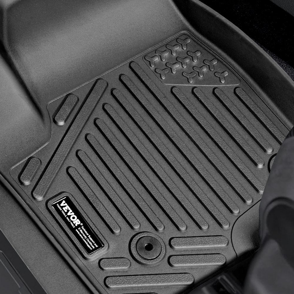 VEVOR Automotive Floor Mats Fits for Chevrolet Silverado/GMC Sierra 1500 3 pcs 