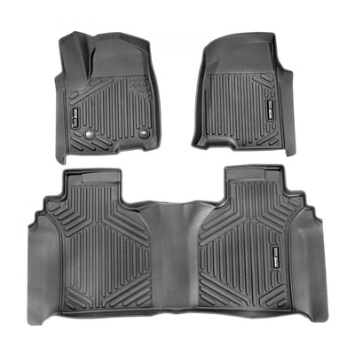 VEVOR Automotive Floor Mats Fits for Chevrolet Silverado/GMC Sierra 1500 3 pcs 