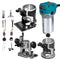 800W Max Torque Variable Speed 30,000RPM Compact Router with Collets 1/4