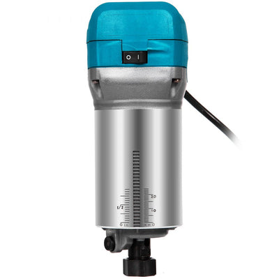 VEVOR Compact Router 1.25HP with Fixed Base and Plunge Base, Variable Speed Wood Router Kit Max Torque 30,000 RPM for Woodworking and Furniture Manufacturing 