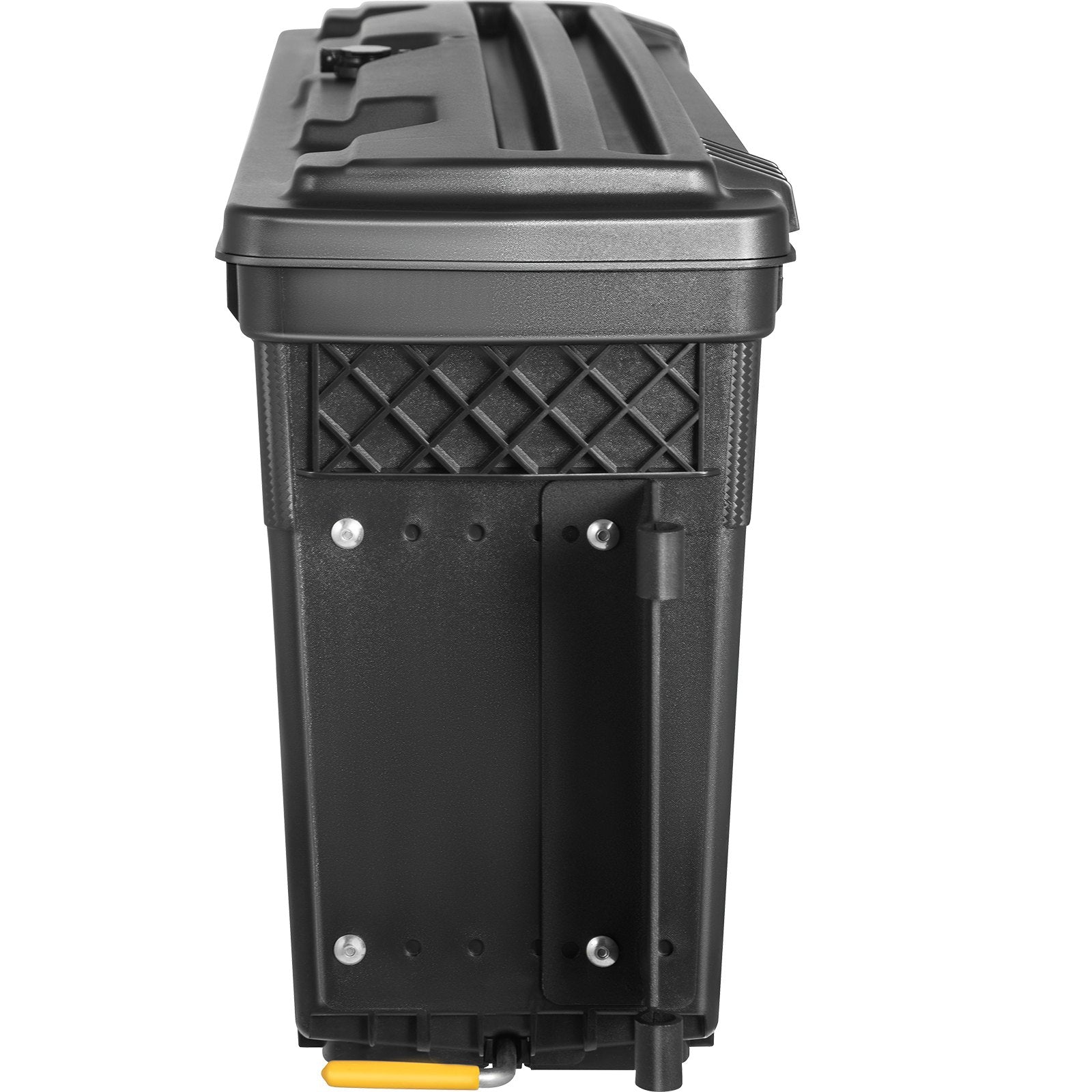 VEVOR Truck Bed Storage Box, Lockable Lid, Waterproof ABS Wheel Well Tool Box 6.6 Gal/20 L with Password Padlock, Compatible with Dodge Ram 1500 2019-2021, Passenger Side, Black 