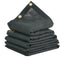VEVOR Dump Truck Mesh Tarp, 7 x 18 ft, PVC Coated Black Heavy Duty Cover with 5.5