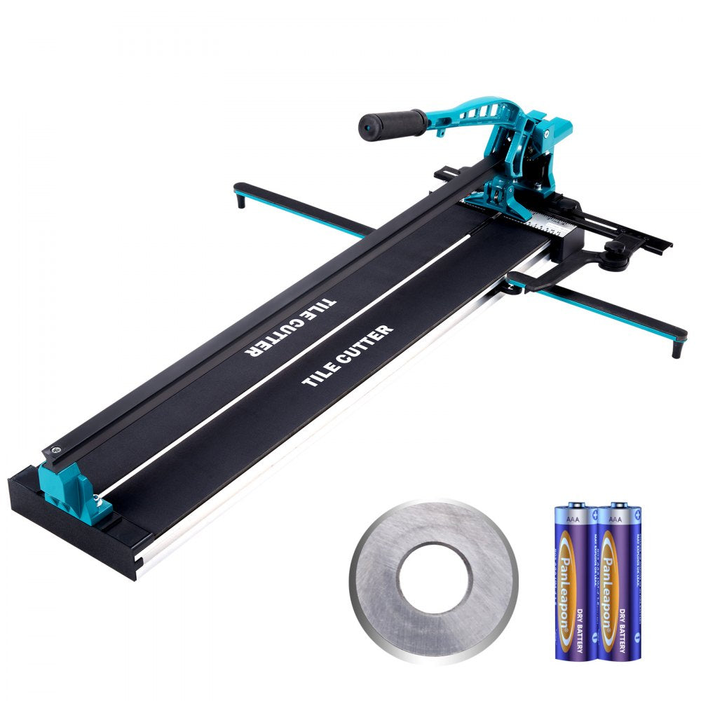 VEVOR Manual Tile Cutter, 40 inch, Porcelain Ceramic Tile Cutter with Tungsten Carbide Cutting Wheel, Infrared Positioning, Anti-Skid Feet, Durable Rails for professional installers or beginners 