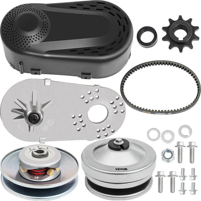 VEVOR Torque Converter 3/4" Go Kart Clutch Torque Converter Clutch Kit CVT 0.75 Inch Tav2 218353A Manco 10T 40 or 41 Chain Replacement 