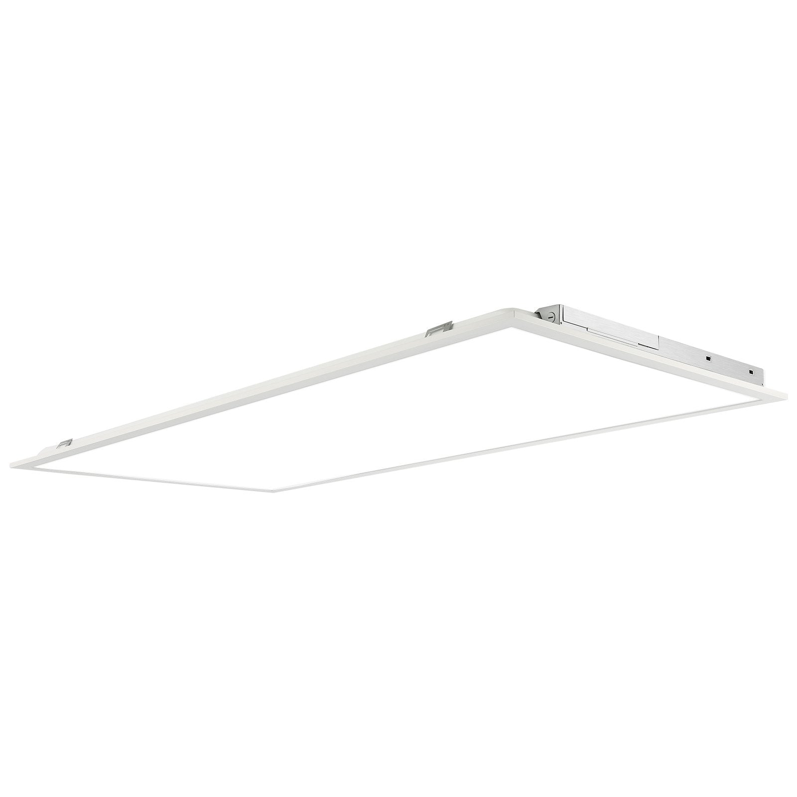 VEVOR 1 Pack 2x4 FT LED Flat Panel Light, 6000LM 50W, Surface Mount LED Drop Ceiling Light Fixture with Adjustable Color Temperature 3500K/4000K/5000K, Ultra Thin for Home Off Tested to UL Standards 