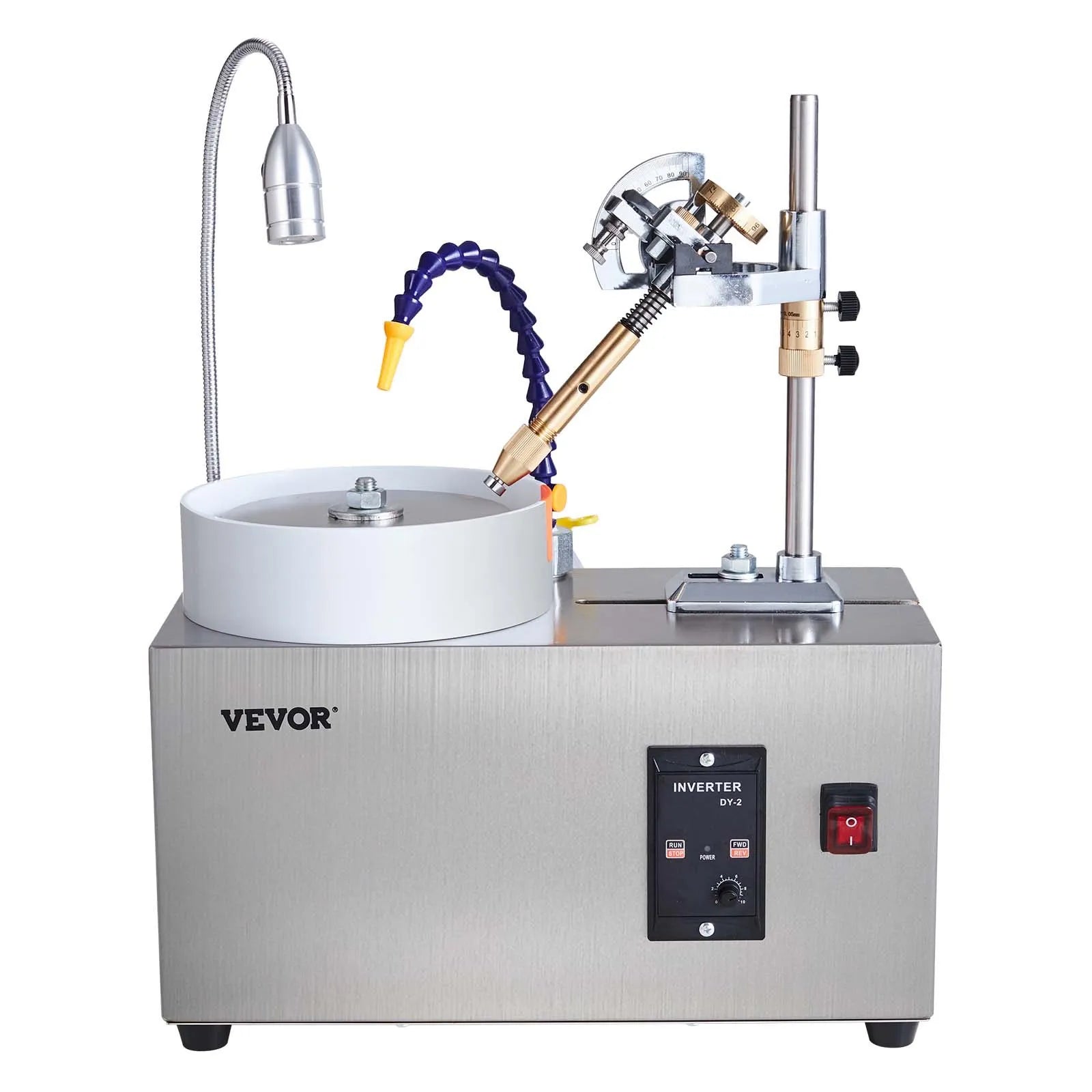 VEVOR Gem Faceting Machine 180W Jade Grinding Polishing 2980RPM Rock Polisher