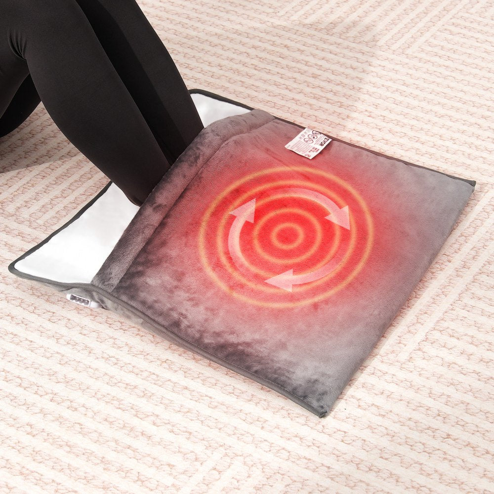 VEVOR Electric Heated Foot Warmer Soft Flannel Foot Heating Pad 21.5" x 19.0" 
