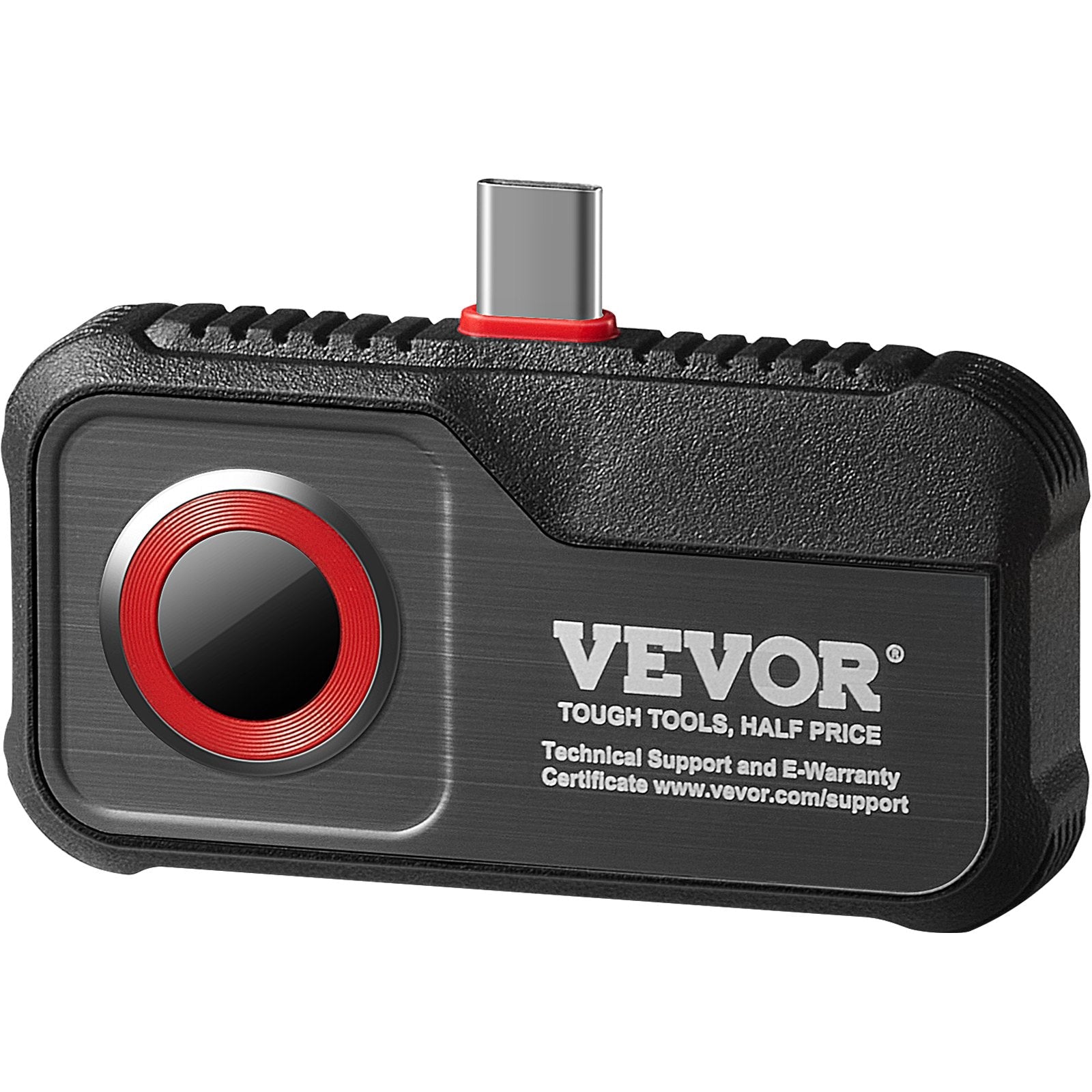 VEVOR Thermal Imaging Camera for Android, 256 x 192 IR Resolution Infrared Thermal Imager with Visual Camera, 25Hz Refresh Rate Thermal Camera for Smartphone/Tablet, -4-1022°F Temperature Range, IP54 