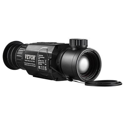 VEVOR Thermal Imager Monocular, 384x288 Resolution Hunting Imaging Telescope, IP54 Waterproof Thermal Camera with 1X -8X Zoom, 0.39" OLED Screen, 1400mAh High-capacity Battery 