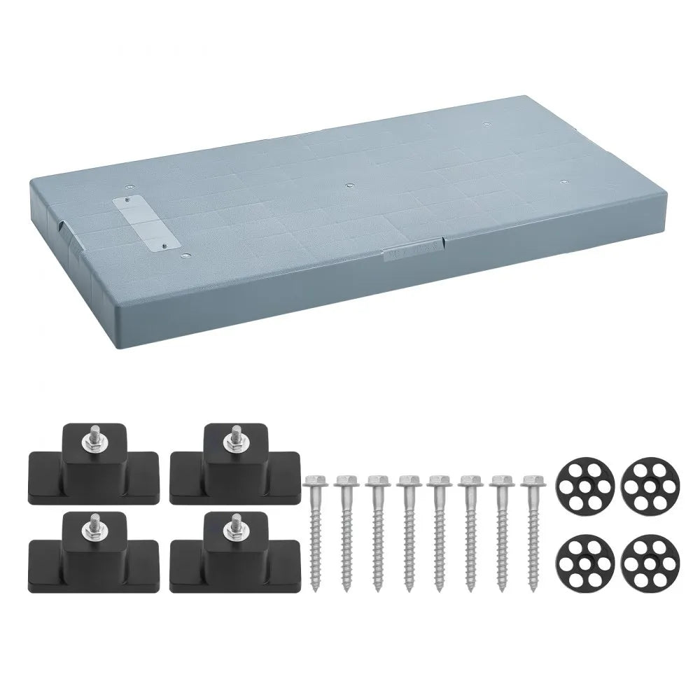 Mini Split AC Condenser Pad – 38 × 18-Inch Heavy-Duty Outdoor Air Conditioner Base, 700 lb Capacity