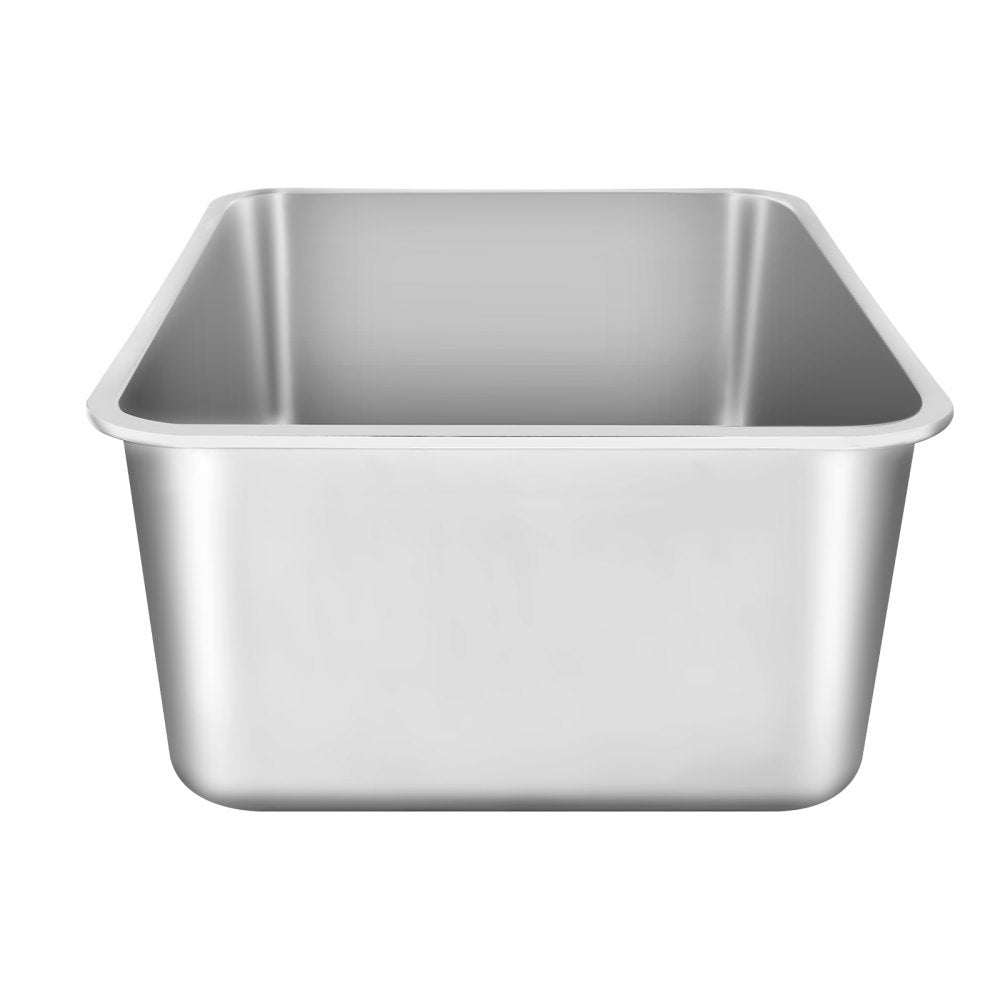 VEVOR 8 in Deep Cat Litter Box Odor-Free Litter Box with Filtering Foot Board 