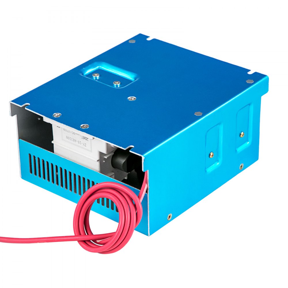 VEVOR Laser Power Supply 40W Co2 Laser Engraver Power Supply Black Laser Tube Power Supply 110V/220V for Laser Cutter Engraving Machine(40W) 
