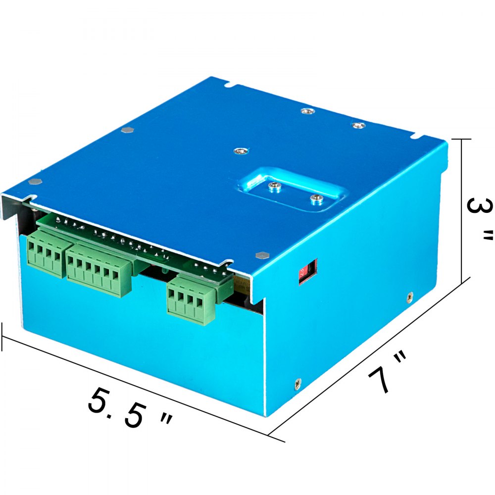 VEVOR Laser Power Supply 40W Co2 Laser Engraver Power Supply Black Laser Tube Power Supply 110V/220V for Laser Cutter Engraving Machine(40W) 