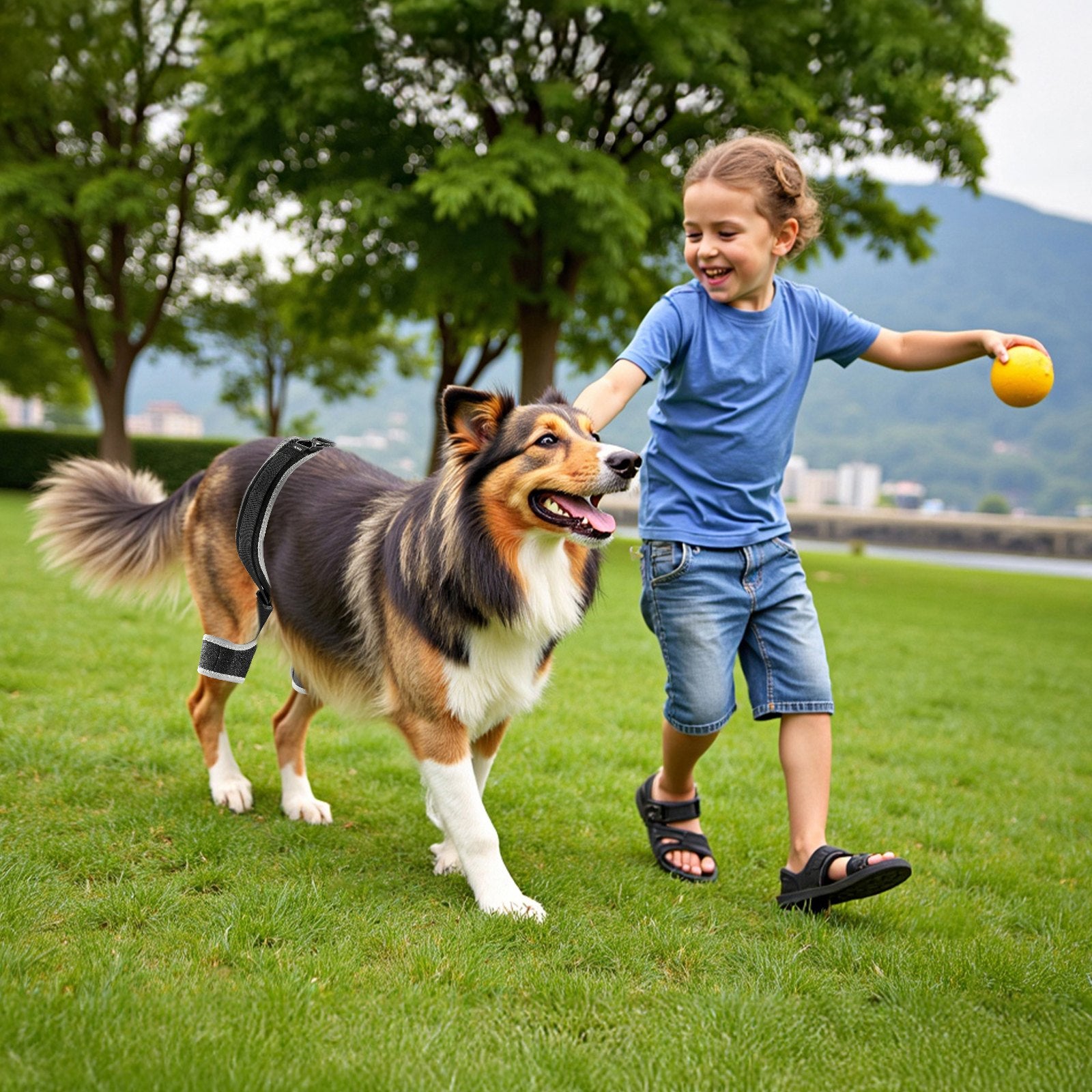 VEVOR Dog Hip Support Brace Pet Hip Dysplasia Brace Harness Joint Pain Relief 