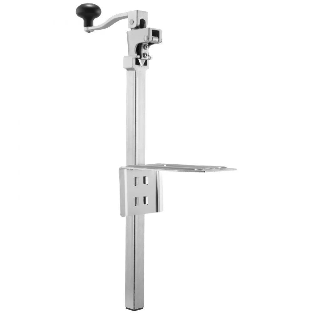 VEVOR Commercial Can Opener, Heavy-Duty Manual Tabletop Cans Opener for Cans Up to 11.8 in Height, Height-Adjustable Professional Can Openers Fixed with Screws, for Restaurant, Hotel, and Food Store 