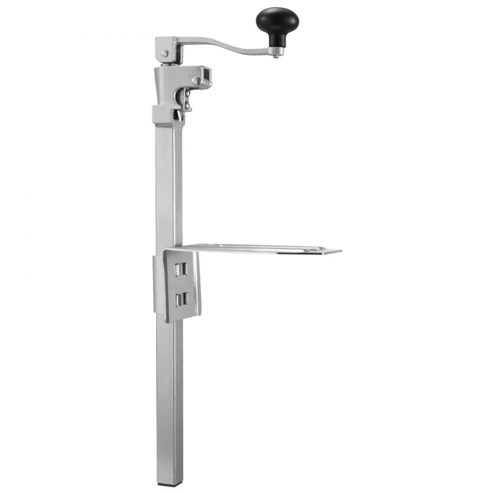 VEVOR Commercial Can Opener, Heavy-Duty Manual Tabletop Cans Opener for Cans Up to 11.8 in Height, Height-Adjustable Professional Can Openers Fixed with Screws, for Restaurant, Hotel, and Food Store 