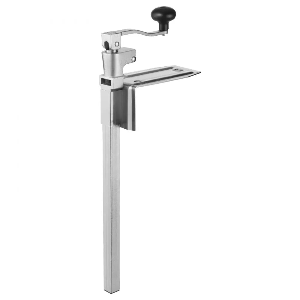 VEVOR Commercial Can Opener, Heavy-Duty Manual Tabletop Cans Opener for Cans Up to 11.8 in Height, Height-Adjustable Professional Can Openers Fixed with Screws, for Restaurant, Hotel, and Food Store 