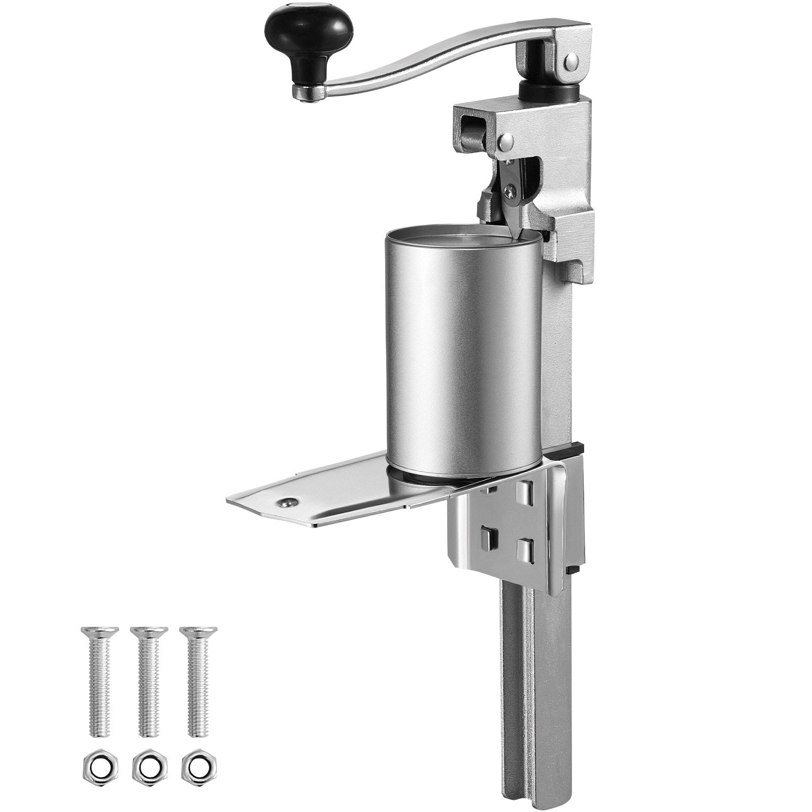 VEVOR Manual Can Opener, Commercial Table Opener for Large Cans, Heavy Duty Can Opener with Base, Adjustable Height Industrial Jar Opener For Cans Up to 11.8" Tall, for Restaurant Hotel Home Bar 