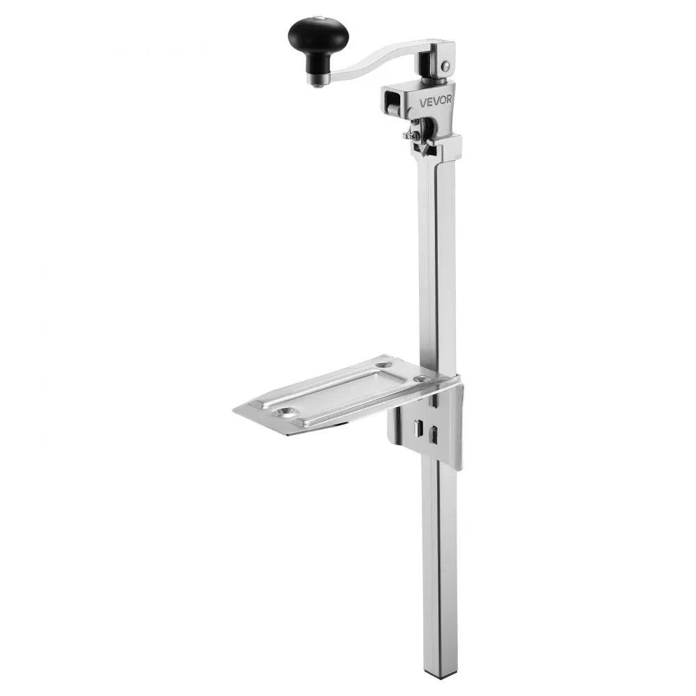VEVOR Commercial Can Opener, Heavy-Duty Manual Tabletop Cans Opener for Cans Up to 15.75 in Height, Height-Adjustable Professional Can Openers Fixed with Screws, for Restaurant, Hotel, and Food Store 