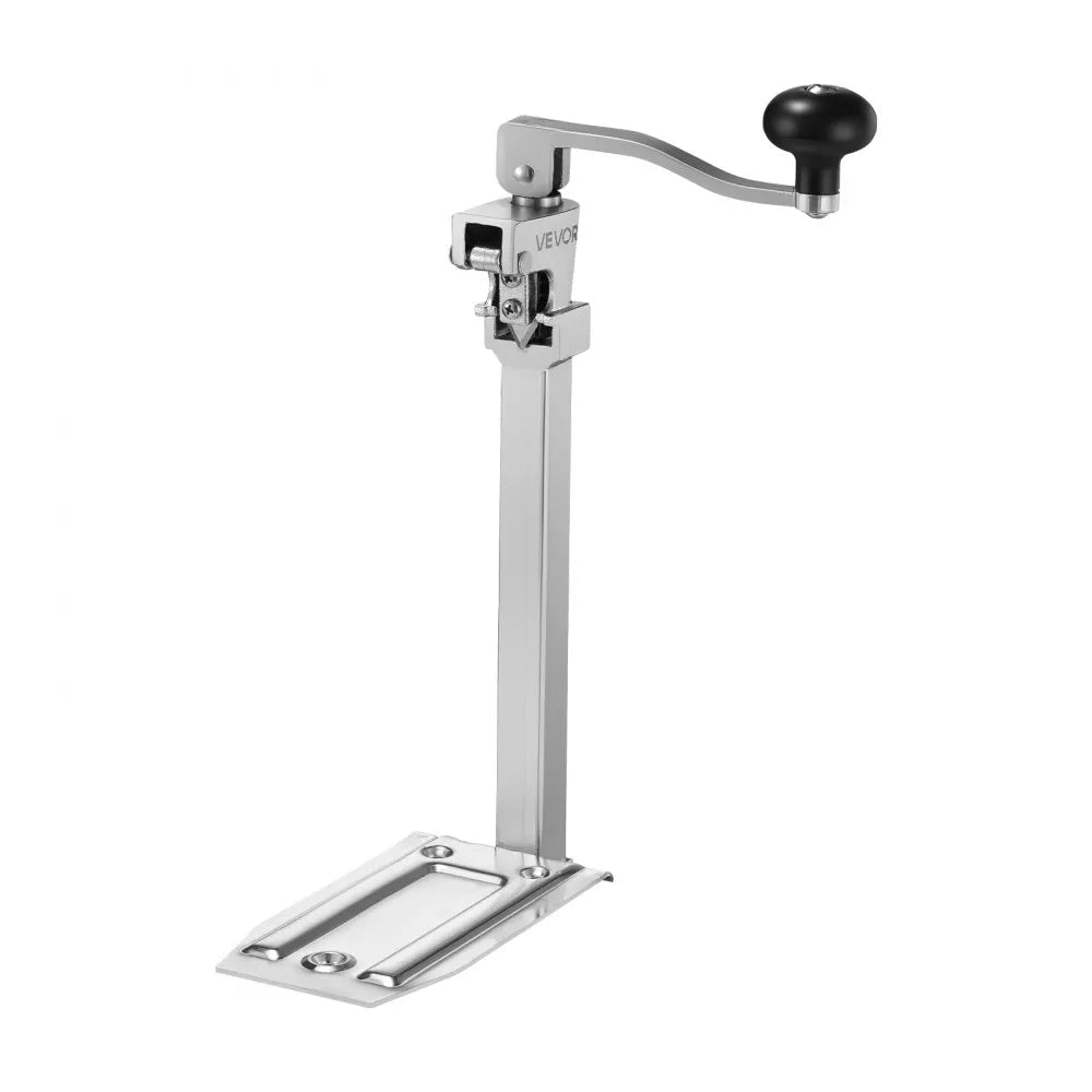 VEVOR Commercial Can Opener, Heavy-Duty Manual Tabletop Cans Opener for Cans Up to 15.75 in Height, Height-Adjustable Professional Can Openers Fixed with Screws, for Restaurant, Hotel, and Food Store 