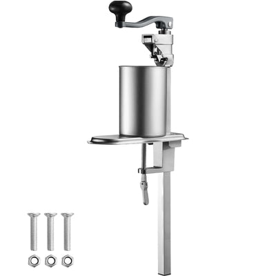 VEVOR Manual Can Opener, Commercial Table Clamp Opener for Large Cans, Heavy Duty Can Opener with Base, Adjustable Height Industrial Jar Opener For Cans Up to 11.8" Tall, for Restaurant Hotel Home Bar 