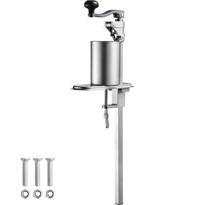 VEVOR Manual Can Opener, Commercial Table Clamp Opener for Large Cans, Heavy Duty Can Opener with Base, Adjustable Height Industrial Jar Opener For Cans Up to 15.7" Tall, for Restaurant Hotel Home Bar 