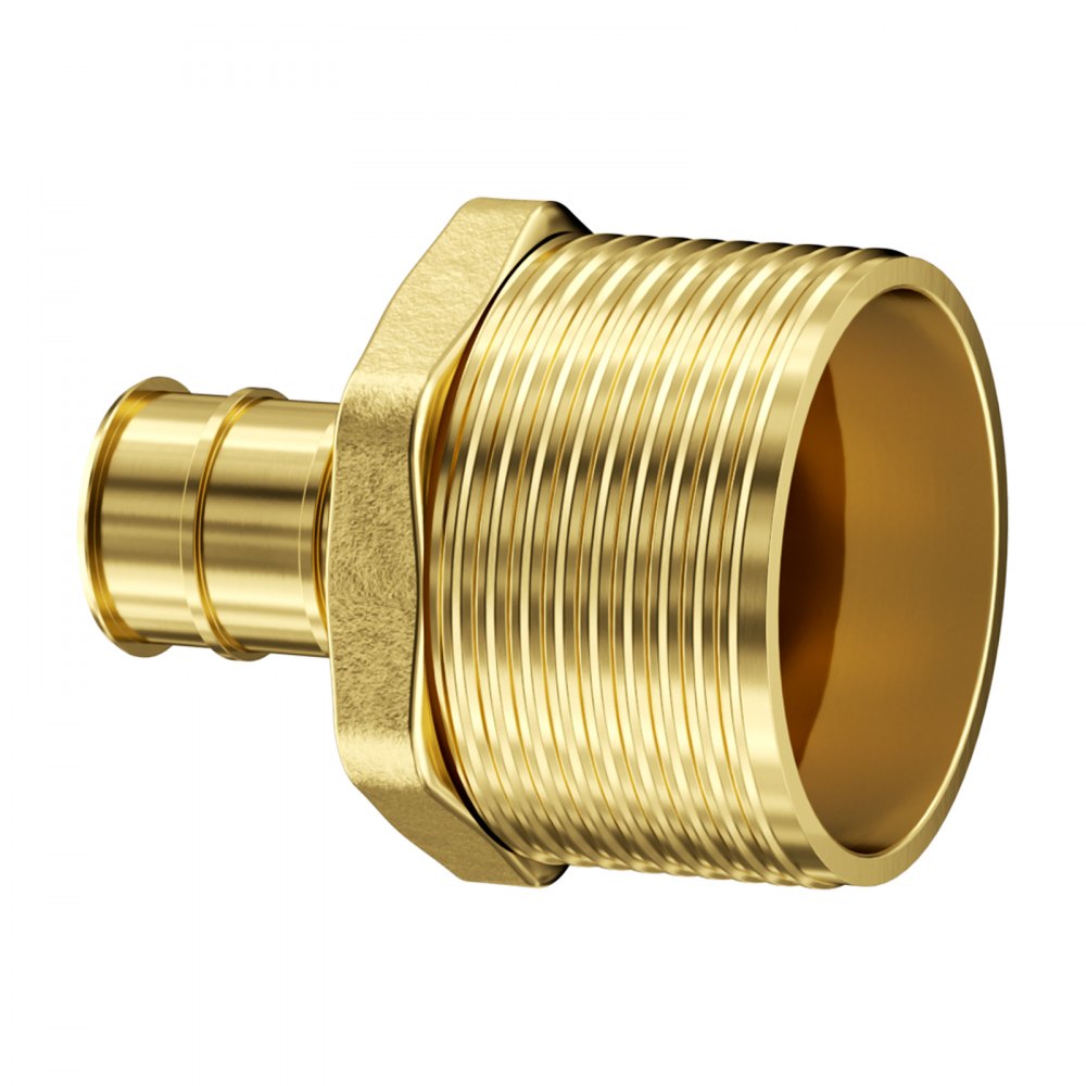 VEVOR Pipe Fittings 1/2" 25PCS Brass Clamp-style 1/2 NPT External Thread for Air 