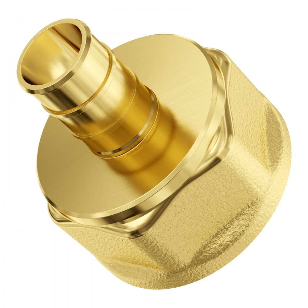 VEVOR Pipe Fittings 1/2" 20PCS Brass Clamp-style 1/2 NPT Internal Thread for Air 