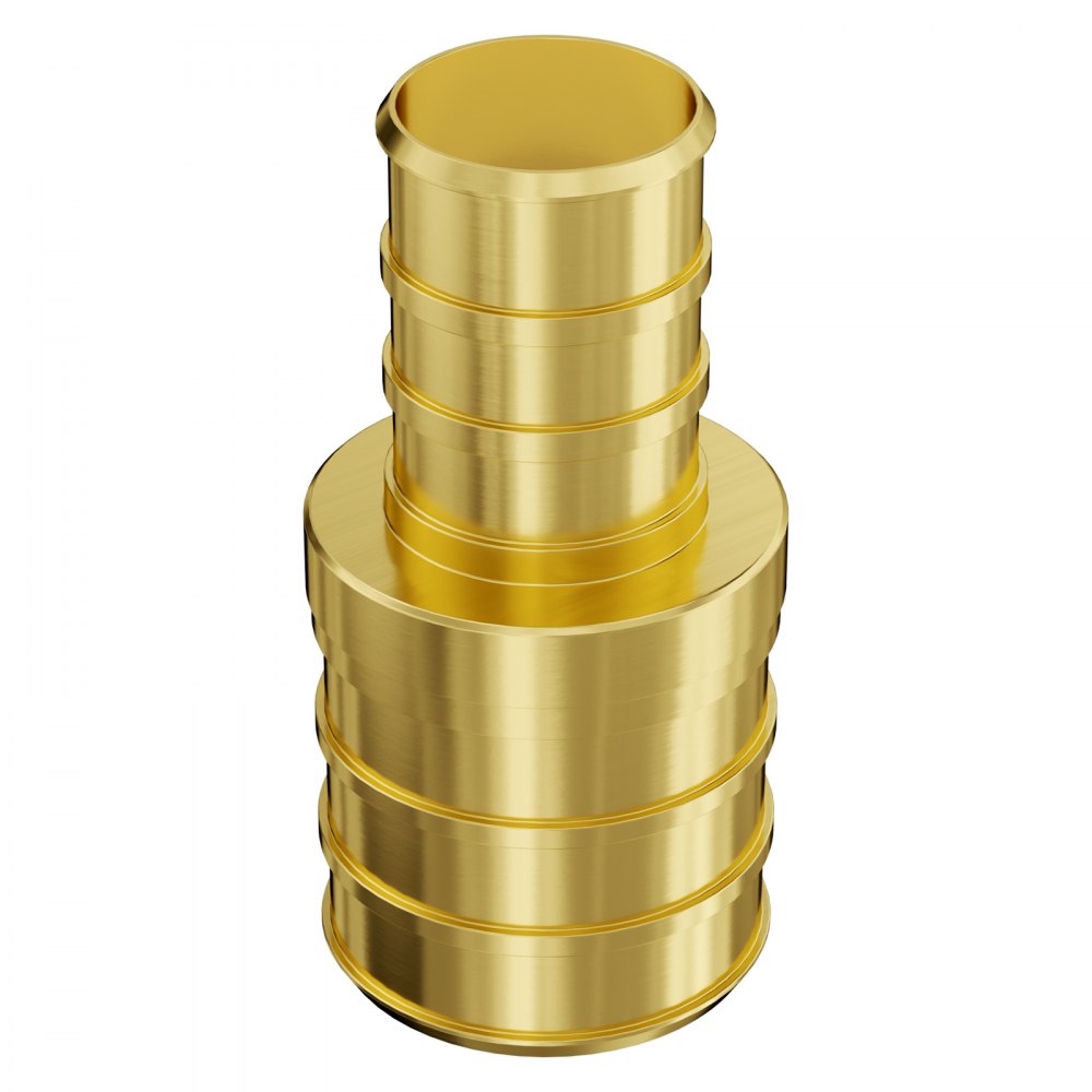 VEVOR Pipe Fittings 1/2"-3/4" 50PCS Brass Clamp-style 1/2 NPT Internal Thread 