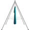 VEVOR Aerial Yoga Frame & Yoga Hammock, 9.67 ft Height Professional Yoga Swing Stand Comes with 6.6 Yards Aerial Hammock, Max 551.15 lbs Load Capacity Yoga Rig for Indoor Outdoor Aerial Yoga, Green