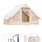 VEVOR Inflatable Tent for Camping 3-5 Person Glamping Tent with Pump Easy Set up